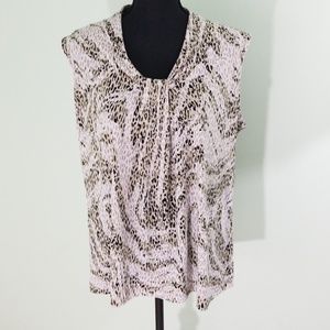 Dana Buchman sleeveless top Sz XXL